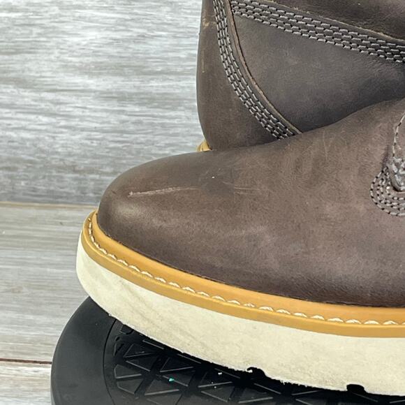 Timberland Women's Sensorflex Brown Leather Sneakers Boots Size 11 - Picture 6 of 9